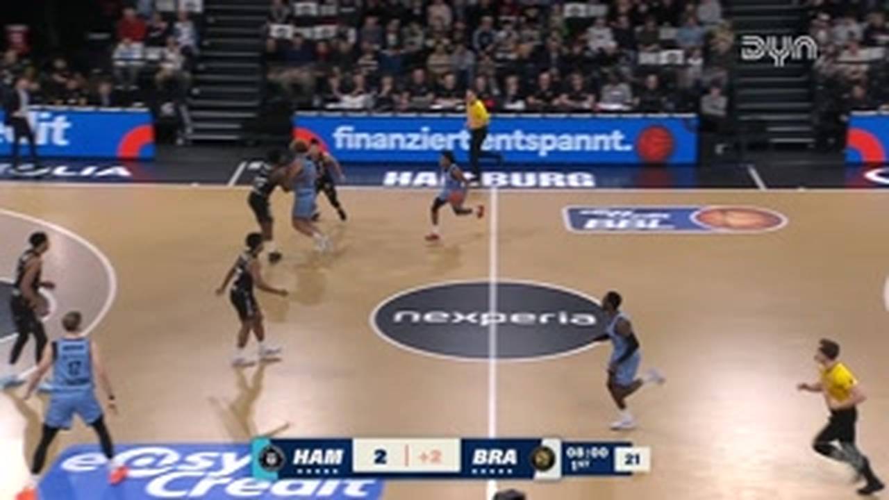 Veolia Towers Hamburg - Basketball Löwen Braunschweig | BBL-Highlights im Video