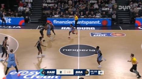 Spiel Highlights zu Veolia Towers Hamburg - Basketball Löwen Braunschweig