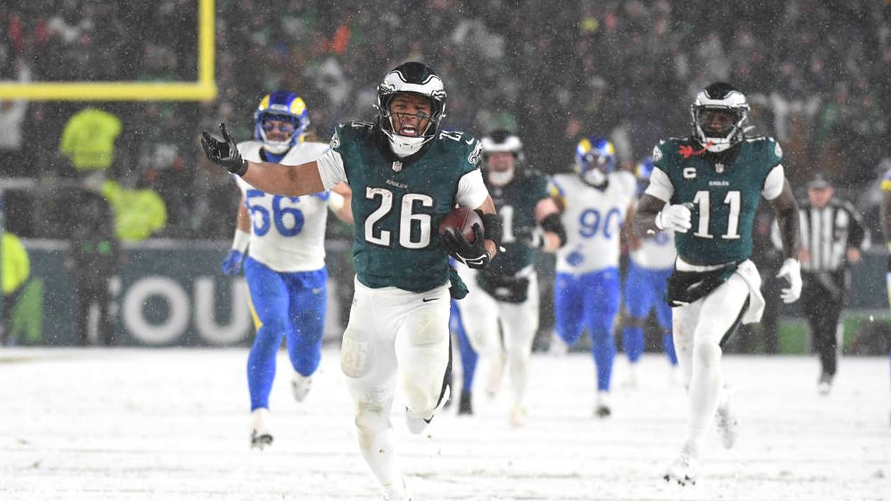 Eagles gewinnen Schnee-Krimi