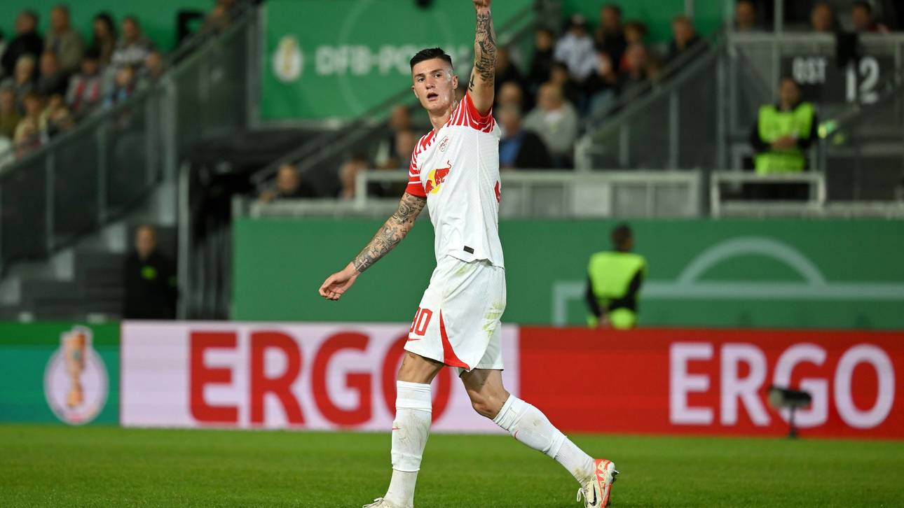 Zittersieg zum Auftakt: Leipzig eine Pokalrunde weiter