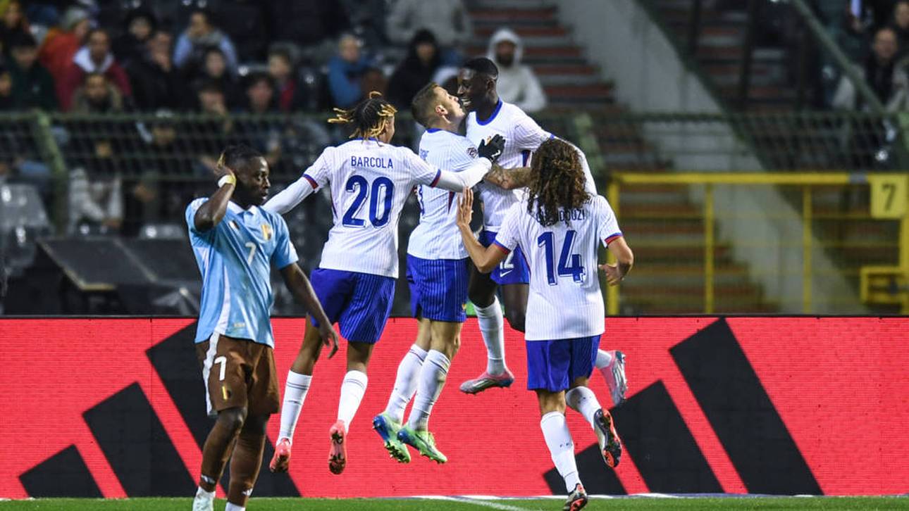 Kolo Muani jubelt nach seinem Tor gegen Belgien