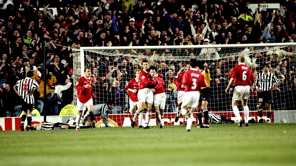 Allerdings sorgten Roy Keane und Dwight Yorke noch vor der Pause für den Ausgleich, der schon zum Weiterkommen gereicht hätte, ehe Andy Cole in der Schlussphase sogar noch den Siegtreffer für die Red Devils erzielte