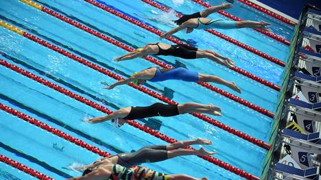 SWIM-WORLD-WOMEN-2019 Bei den Staffelwettbewerben sind die deutschen Frauen ins Finale geschwommen