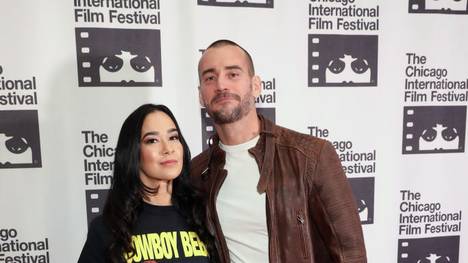 CM Punk mit Ehefrau AJ Lee