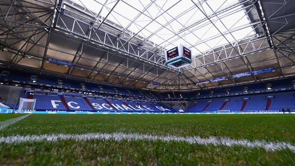 Die Veltins Arena auf Schalke in der Innenansicht
