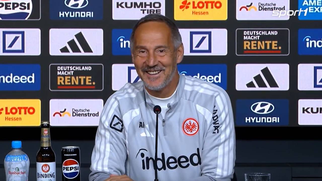 Reporter spricht von Hütter-Aus: Doch der Coach nimmt es gelassen