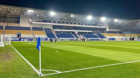 Der Platz in Jena war unbespielbar