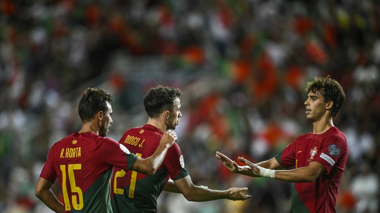 Portugal ohne Ronaldo mit Rekordsieg – Kroatien auf Kurs