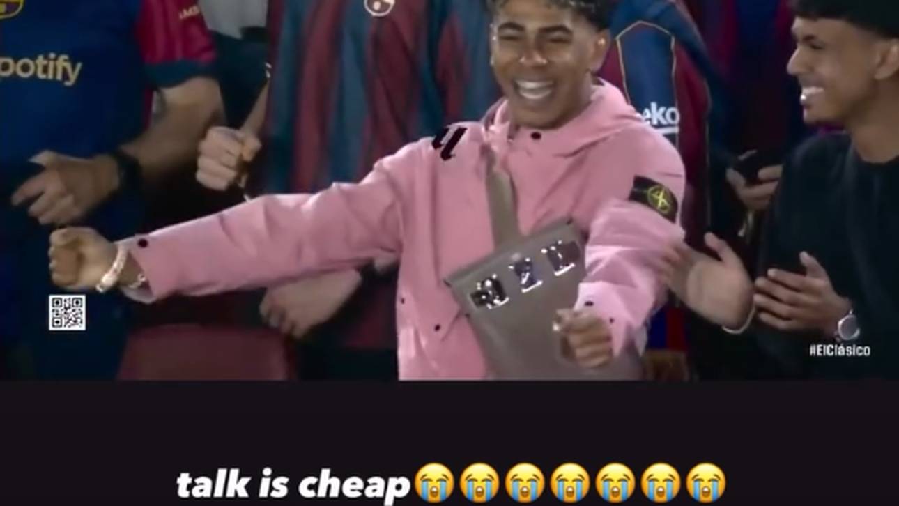 Lamine Yamal provoziert auf Instagram 