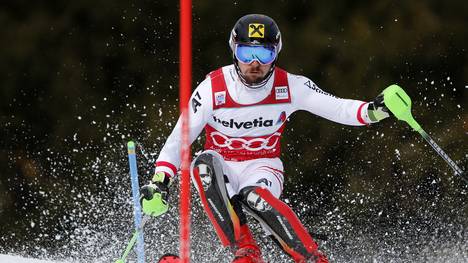 Marcel Hirscher gewann den Slalom am Sonntag