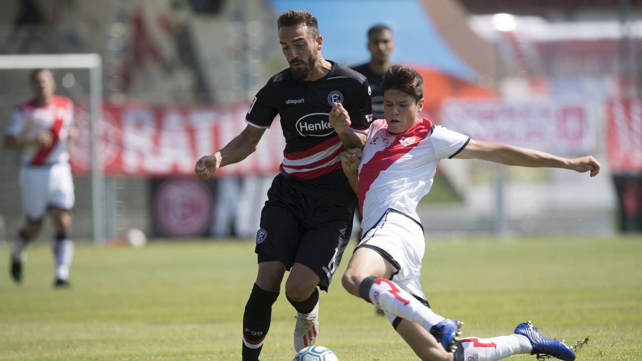Düsseldorf besiegt Rayo Vallecano