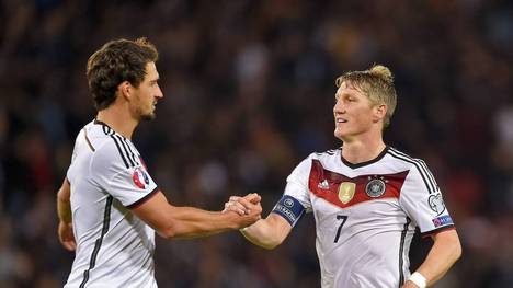 Bastian Schweinsteiger (r.) und Mats Hummels (l.) gewannen zusammen den WM-Titel 2014