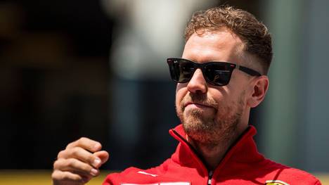 Sebastian Vettel fiel in China von Platz eins auf Platz acht zurück