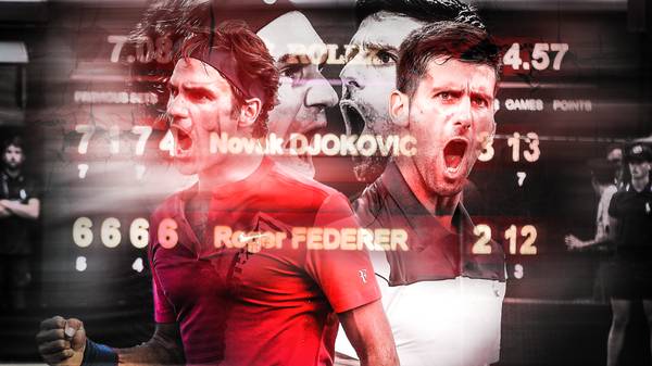 Roger Federer und Novak Djokovic treffen zum 50. Mal aufeinander
