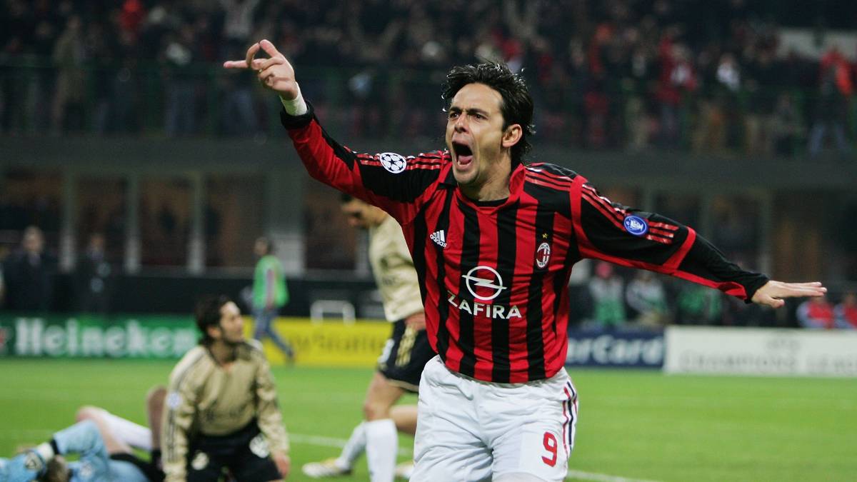 Im Rückspiel drehte Milan dann auf und schickte die Bayern mit 4:1 nach Hause. Filippo Inzaghi glänzte bei den Italienern mit einem Doppelpack