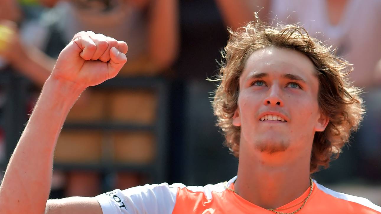 Zverev stürmt ins Finale von Rom