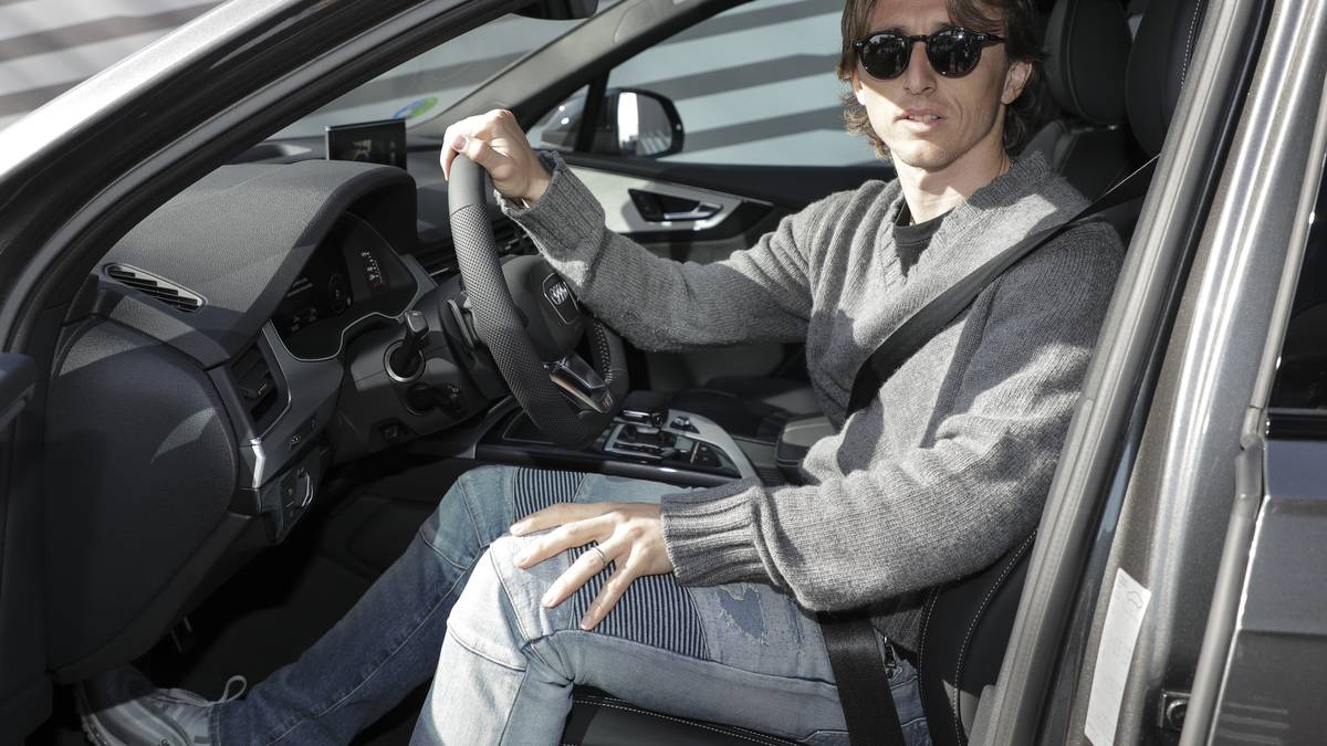 Weltfußballer Luka Modric wählte den Q7 50 TDI quattro tiptronic im Wert von 74.110 Euro