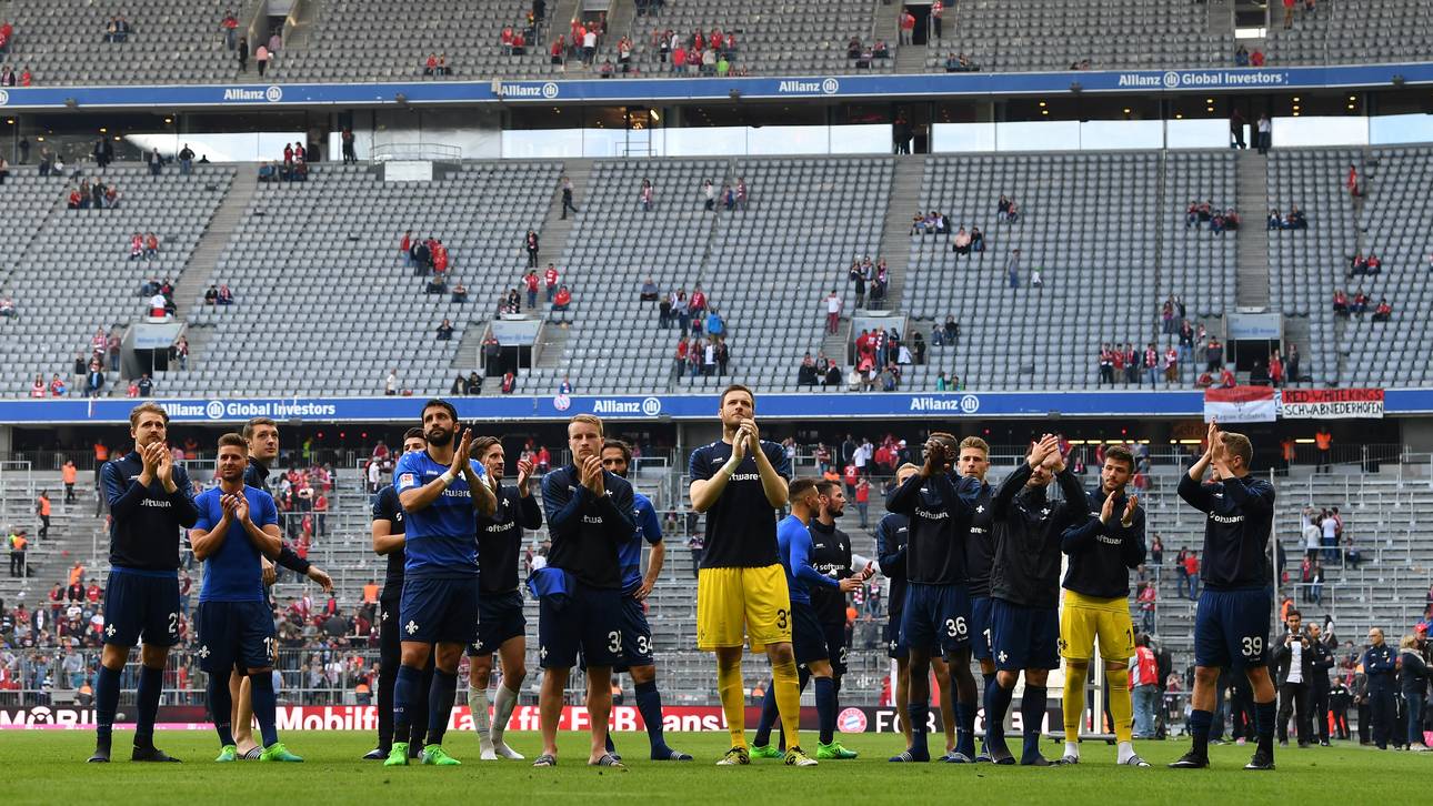 Darmstadt: Raus mit Applaus