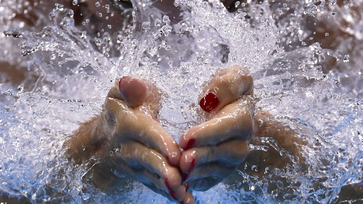 Und so sieht das Ganze dann im Wasser aus