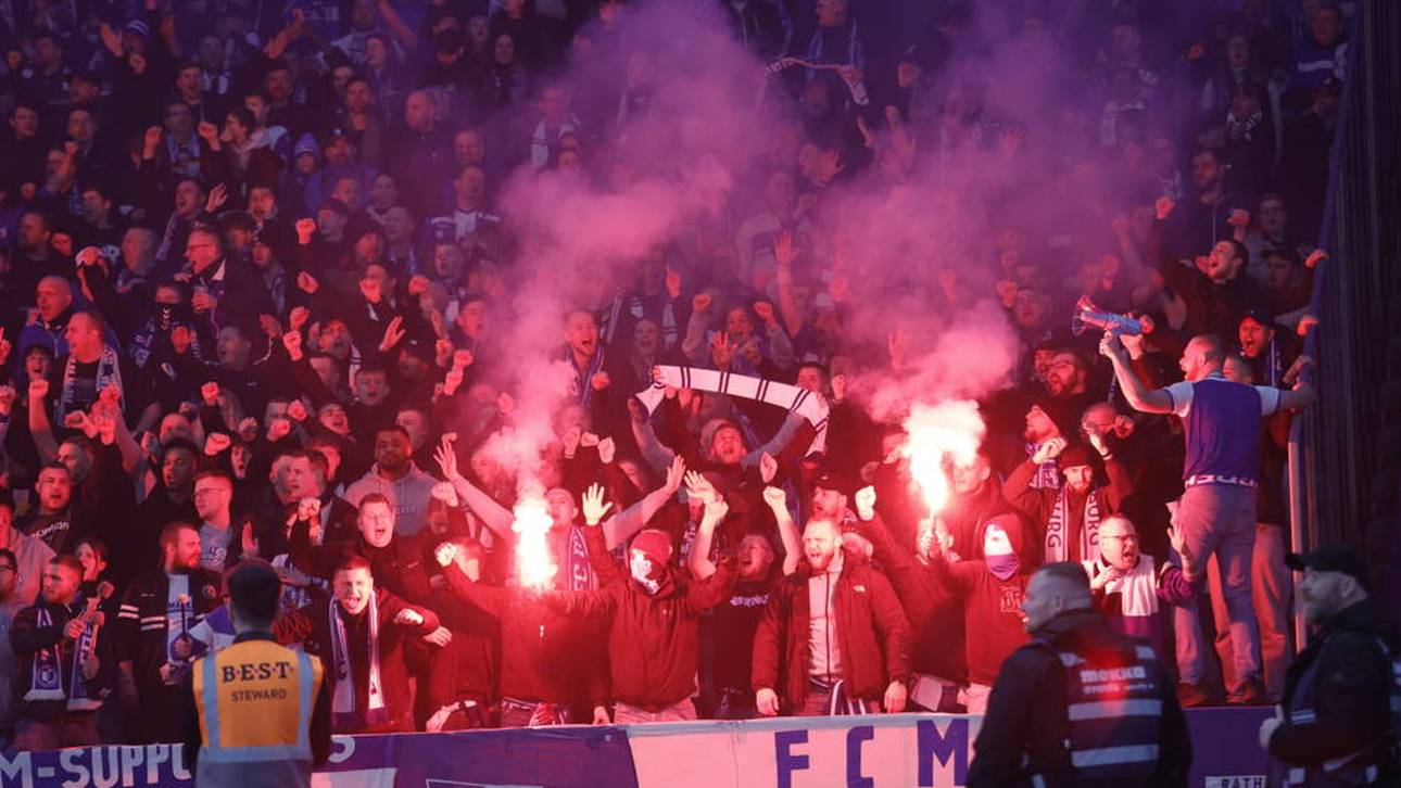 Magdeburg-Fans zerlegen Regionalbahn