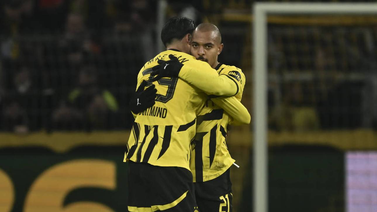 Donyell Malen (r.) erzielte das BVB-Siegtor gegen Graz