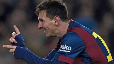 Lionel Messi traf gegen Espanyol Barcelona dreimal