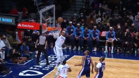 Achtungserfolg für die Los Angeles Clippers: Trotz Abwesenheit von Kawhi Leonard und Paul George besiegen sie die Brooklyn Nets rund um einen sehr starken James Harden mit 120:116.