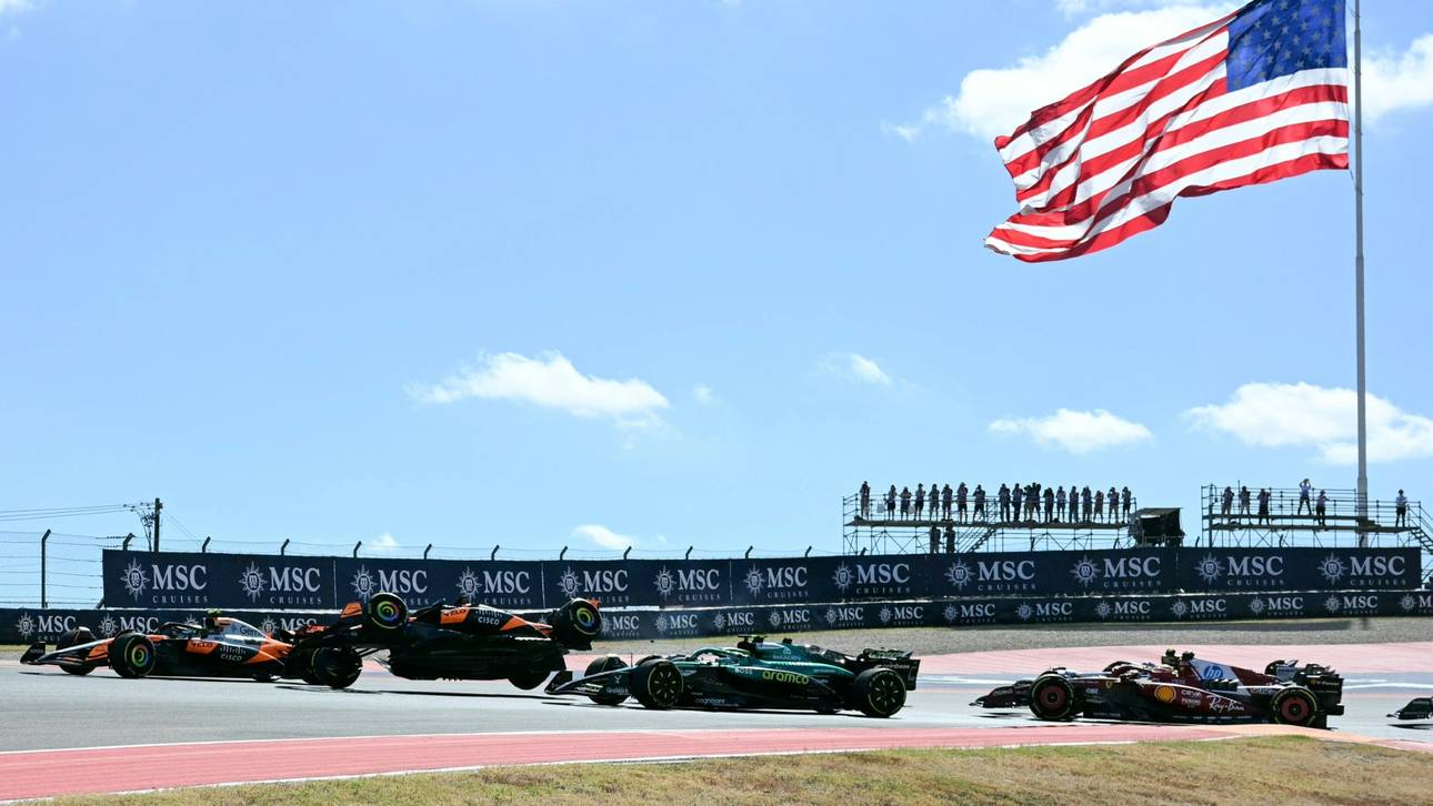 Nächster McLaren-Crash: Verstappen gewinnt Sprint