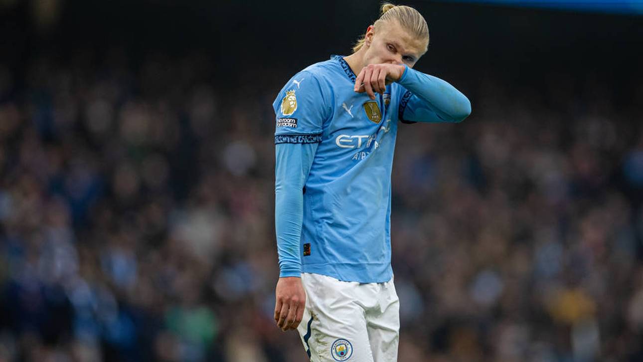 Erling Haaland spielte mit Manchester City am Boxing Day 2024 gegen Everton