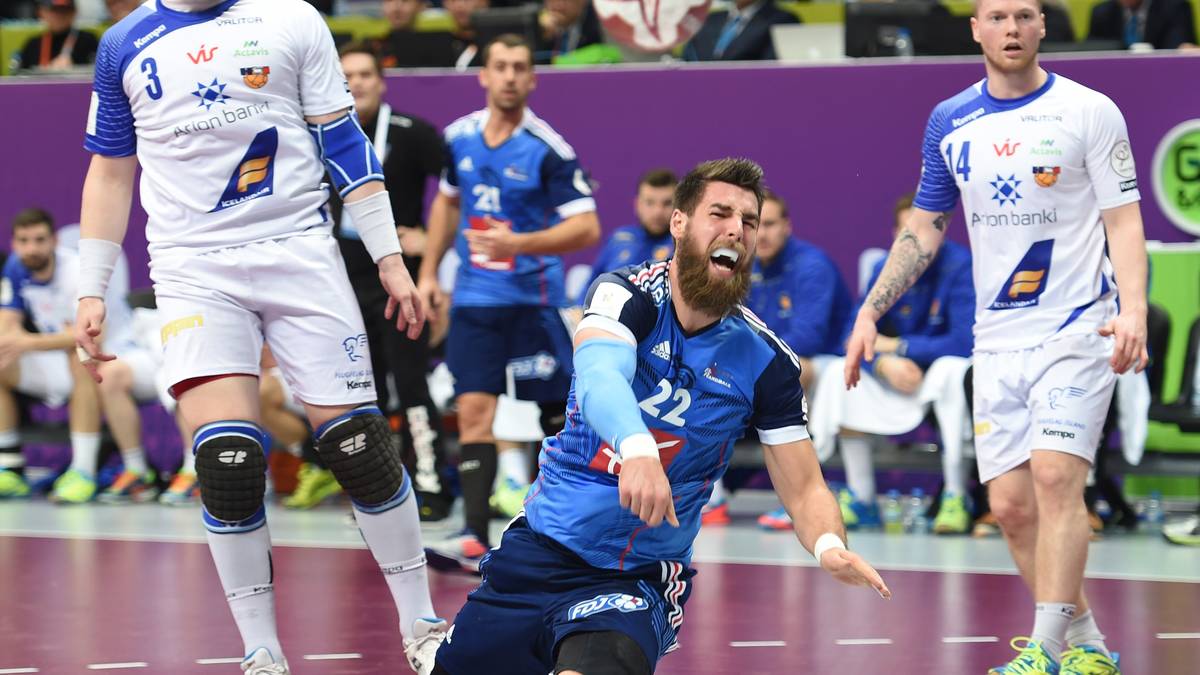 Luka Karabatic kämpft sich mit den Franzosen zurück in die Partie. Frankreich dreht das Spiel und geht in Führung