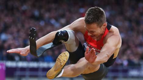 Weitspringer Markus Rehm gewann 2012 Gold bei den Paralympics in London