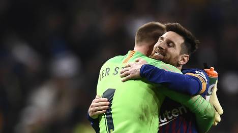 Marc-André ter Stegen und Lionel Messi haben ein spielfreies Wochenende