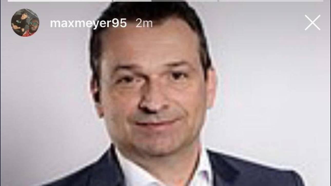 Dieses Bild postete Max Meyer in seiner Insta-Story