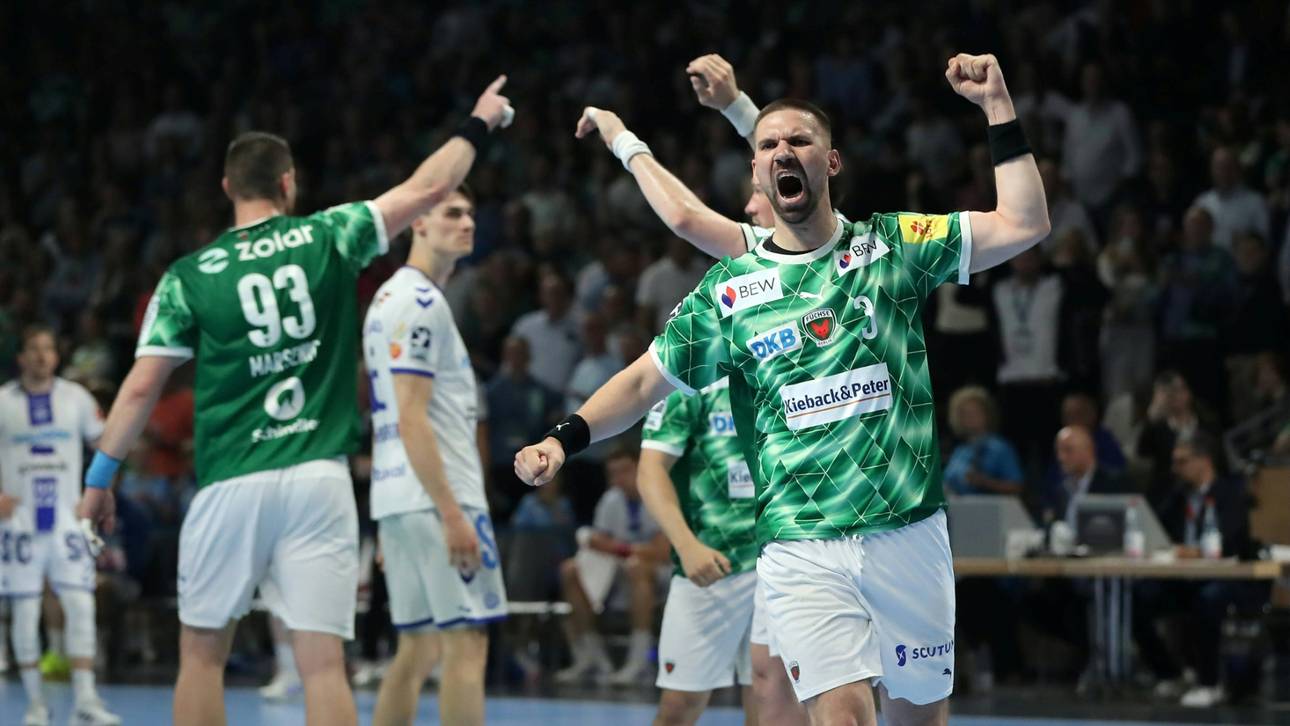 Füchse mit Titel-Matchball