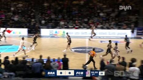 Die BBL-Highlights der Partie Basketball Löwen Braunschweig - FC Bayern München Basketball im Video.