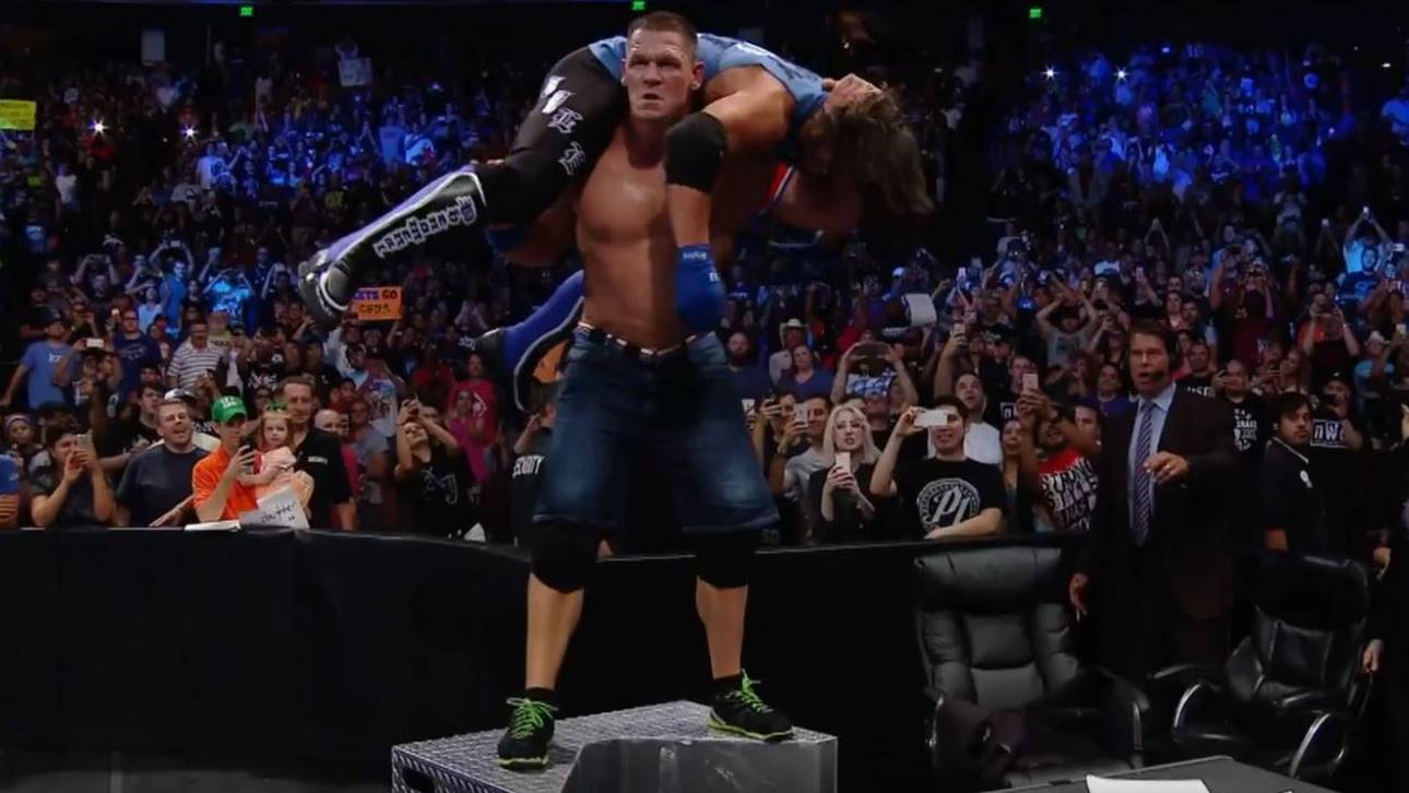 WWE: Cena lässt Styles leiden