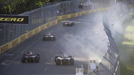 Der Australien-GP der Formel 1 endete mit einem üblen Crash