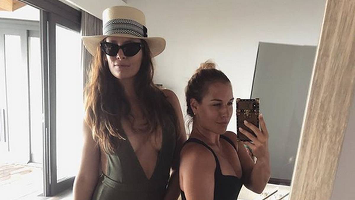 Cibulkova freut sich zudem über den Besuch von Model-Freundin Barbora Franekova