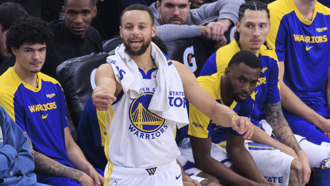 Warriors siegen trotz Curry-Schreck