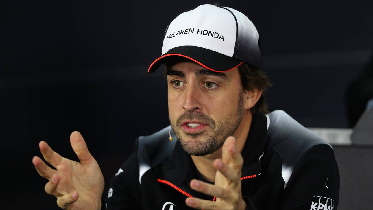 Alonso sprengt TV-Interview