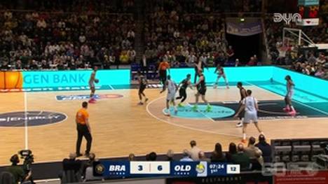 Spiel Highlights zu Basketball Löwen Braunschweig - EWE Baskets Oldenburg
