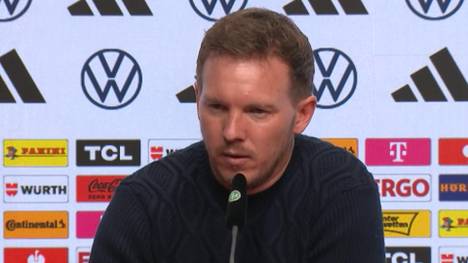 Beim 7:0 gegen Bosnien-Herzegowina versprühte Deutschland die Spielfreude vergangener Tage. Trainer Julian Nagelsmann möchte die positive Entwicklung jedoch nicht auf sich alleine beziehen und lobt das gesamte Team.