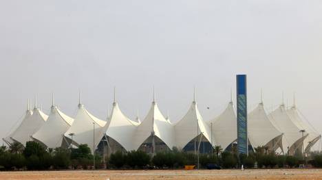 Das King Fahd Stadion in Saudi Arabiens Hauptstadt Riad