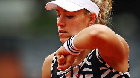 Angelique Kerber scheiterte bei den French Open überraschend in Runde eins