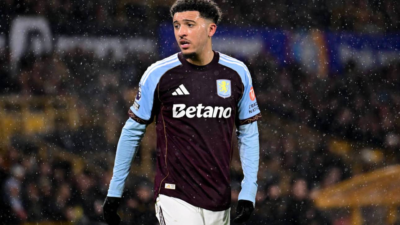 Sanchos Leistungen bei Aston Villa sind eher mäßig