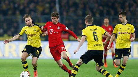 Borussia Dortmund gegen den FC Bayern