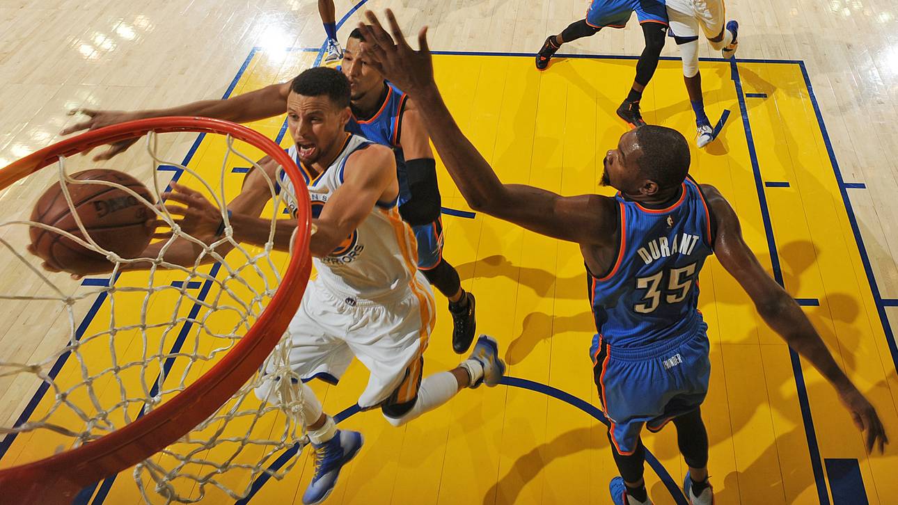 Revanche! Curry schießt die Thunder ab