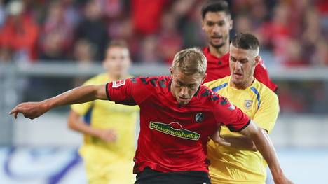 SC Freiburg v NK Domzale - UEFA Europa League Third Qualifying Round: First Leg