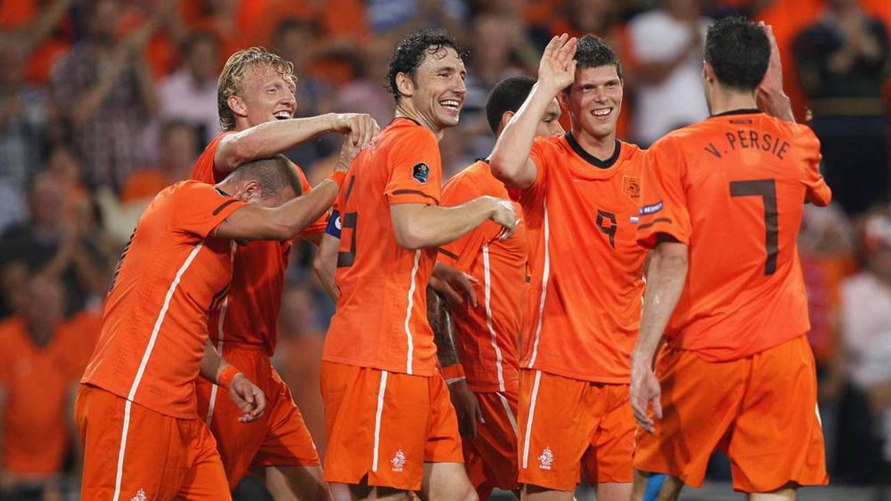 Wesley Sneijder, Mark van Bommel, Klaas-Jan Huntelaar und Robin van Persie hinterließen große Fußstapfen für ihre Söhne