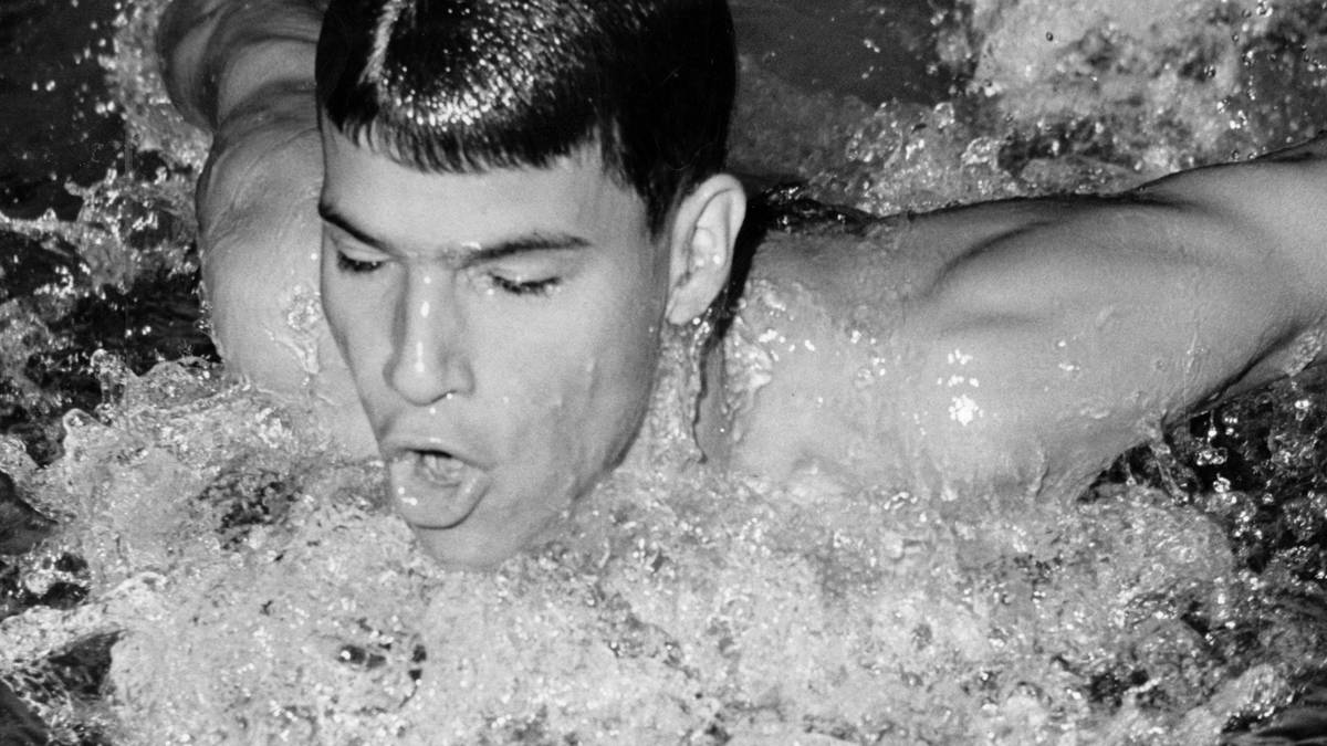 Noch ohne den berühmten Schnurrbart: Der junge Mark Spitz 1967